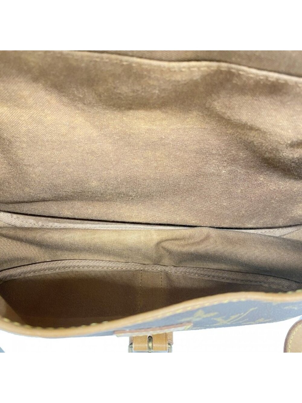 Louis Vuitton Shoulder Bag Monogram Saumur 35 Brown - Picture 4 of 10